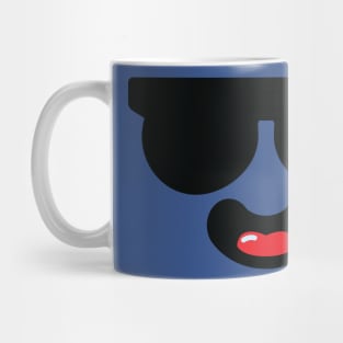 Cartoon smiley glasses Mug